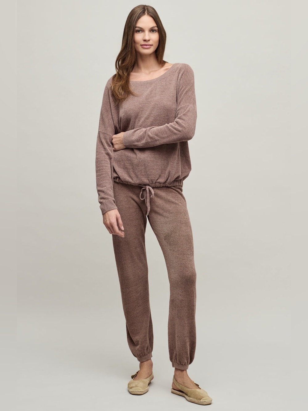 Barefoot Dreams Cozy Chic Ultra Lite® Slouchy Pullover & Pants Set Sz L